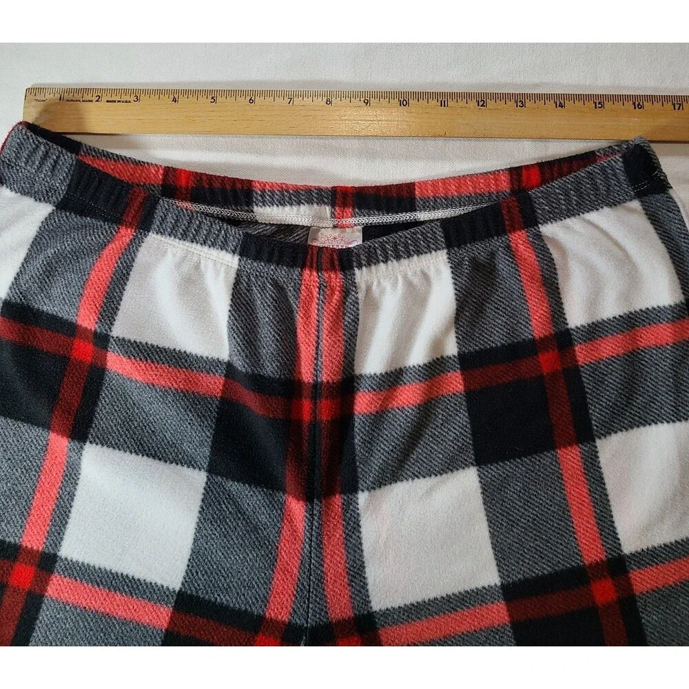 Wondershop Target Plaid Fleece Pajama Pants Women Large Cozy Sleepwear - Picture 2 of 7